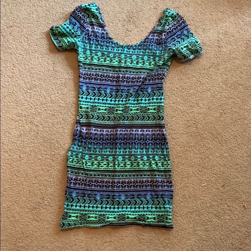 Printed Bodycon Forever 21 Dress